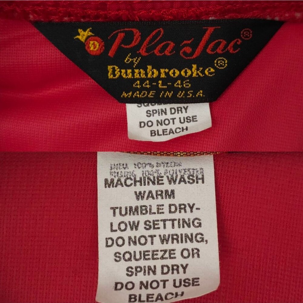 Pla Jac By Dunbrooke Puffer Jacket Men L Snap Front AC Delco GM Vtg 70s 80s Coat - Picture 8 of 16